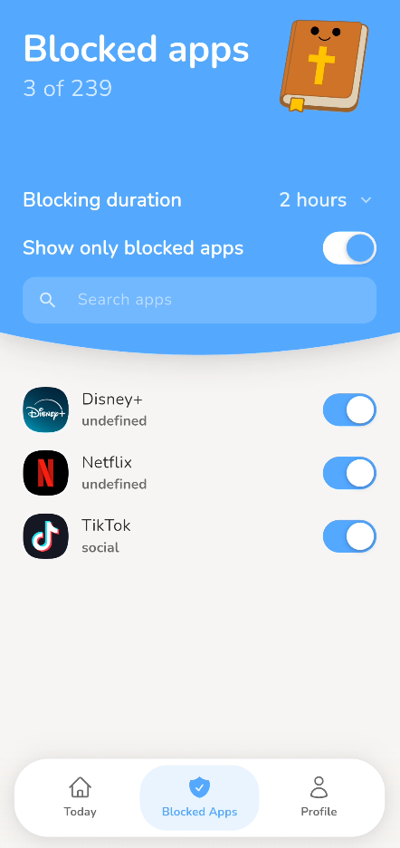 Pray Unlock app screenshot